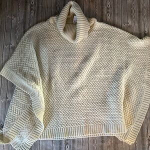 Lole Cream Cowl Neck Sweater